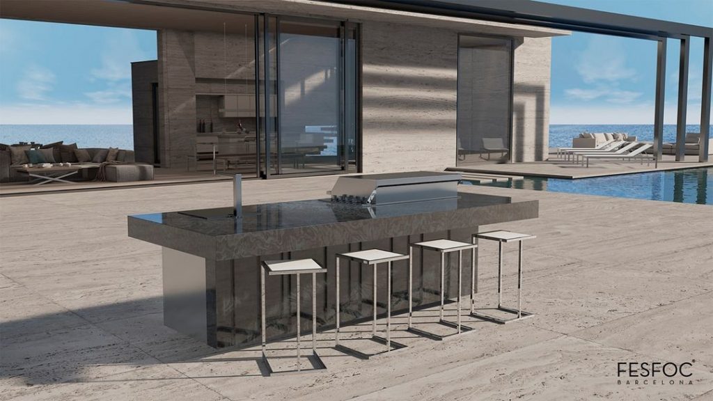 outdoor kitchen patio