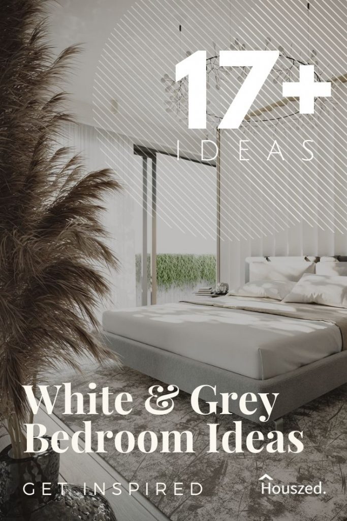white and grey bedroom ideas
