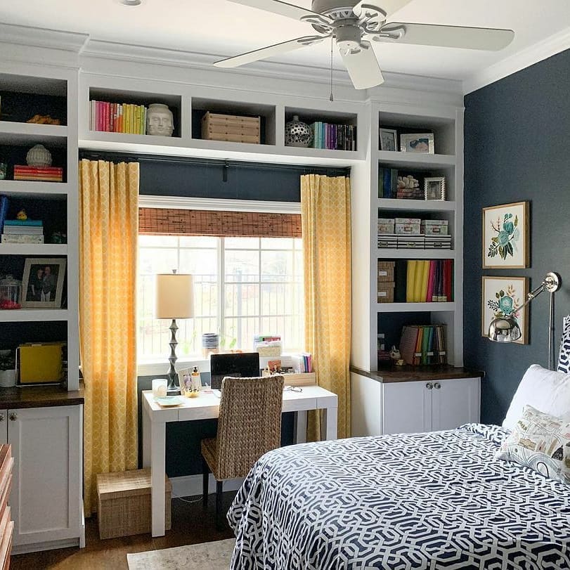 21+ Bedroom Office Ideas That Work in 2022 | Houszed