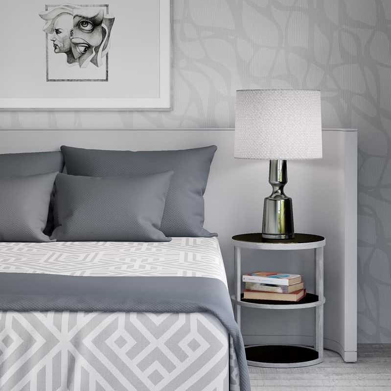 grey and white bedroom decor ideas