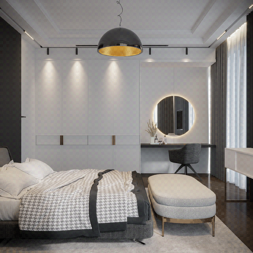 grey and white bedroom inspirations