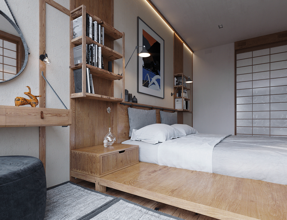 Japanese Apartment Interior Design That Makes a Statement in 2022 | Houszed
