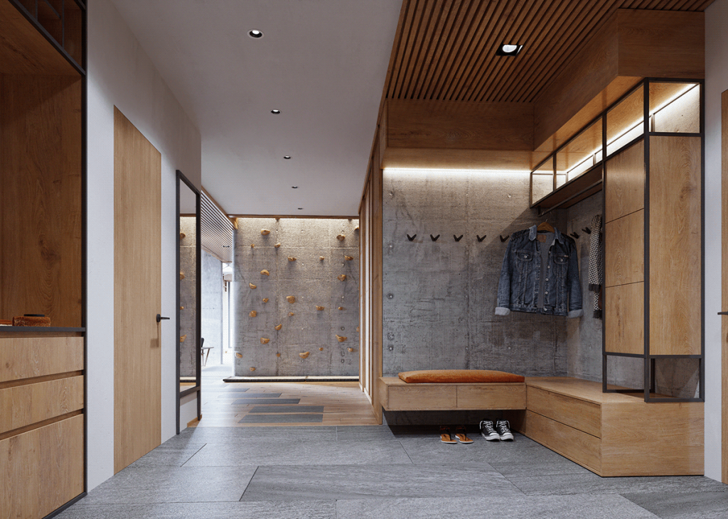 japanese apartment hallway