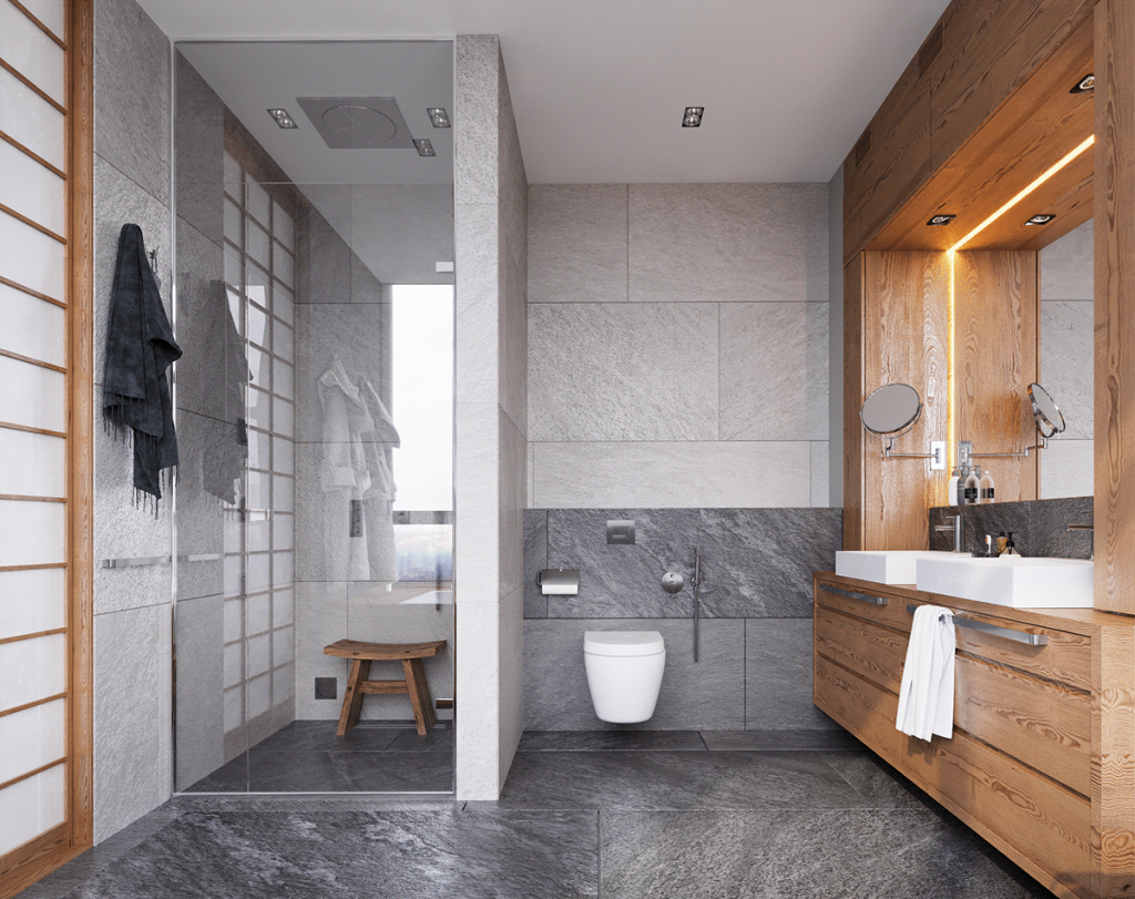 japanese apartment shower room