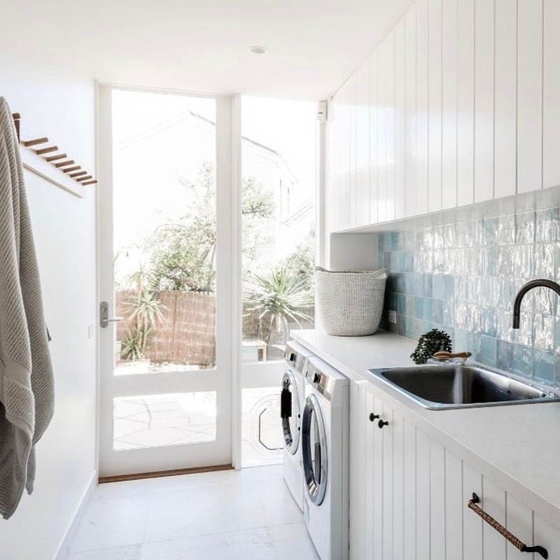 small laundry room ideas with window