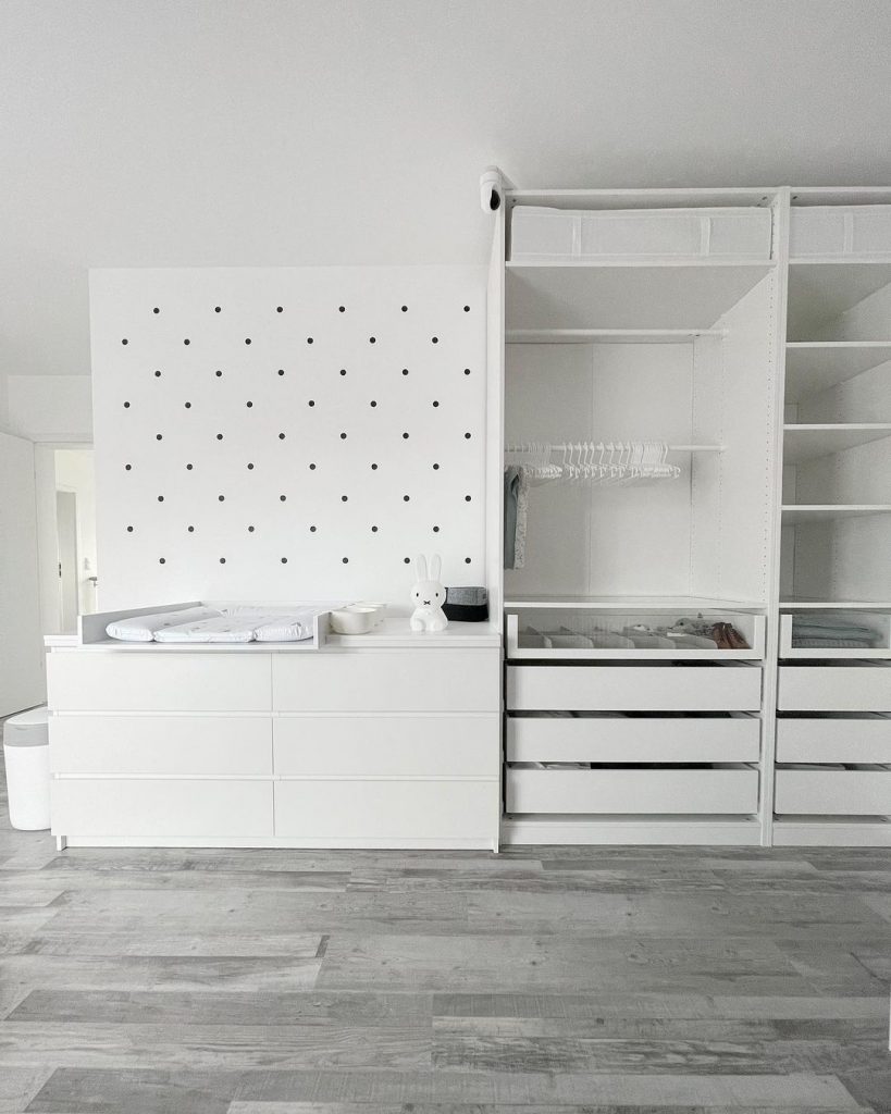 ikea pax baby closet
