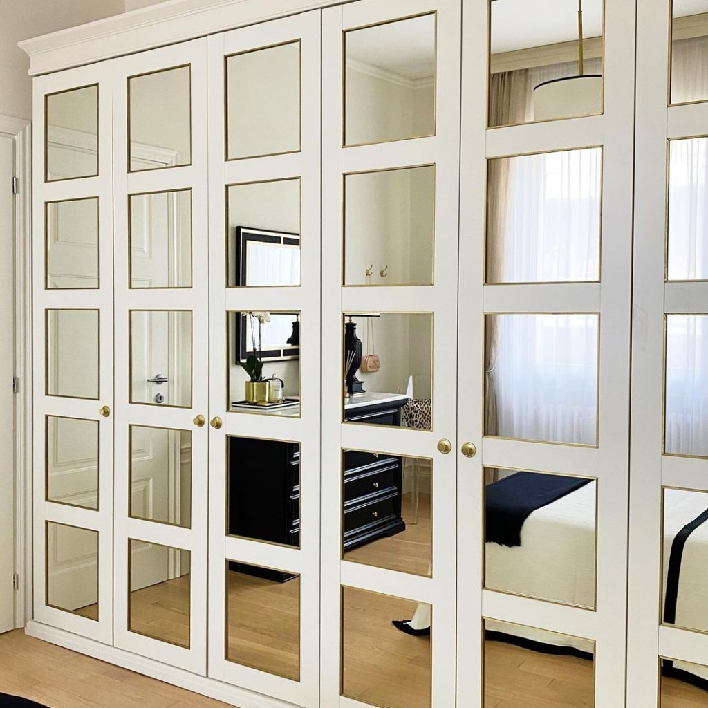 ikea pax closet with doors