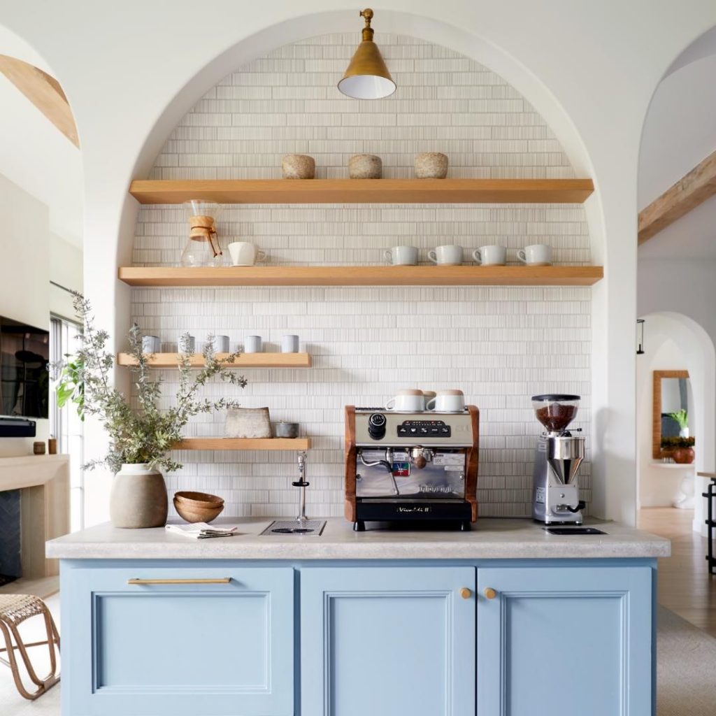 baby blue kitchen