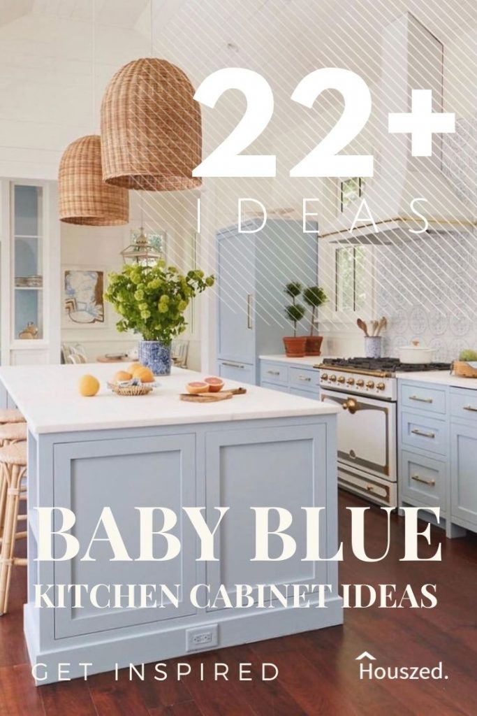 baby blue kitchen cabinet ideas