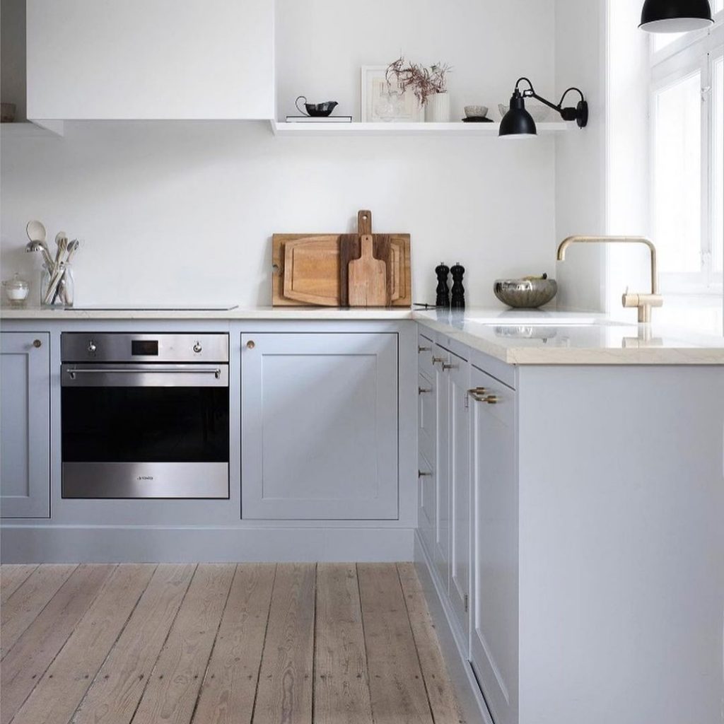 baby blue kitchen cupboard ideas