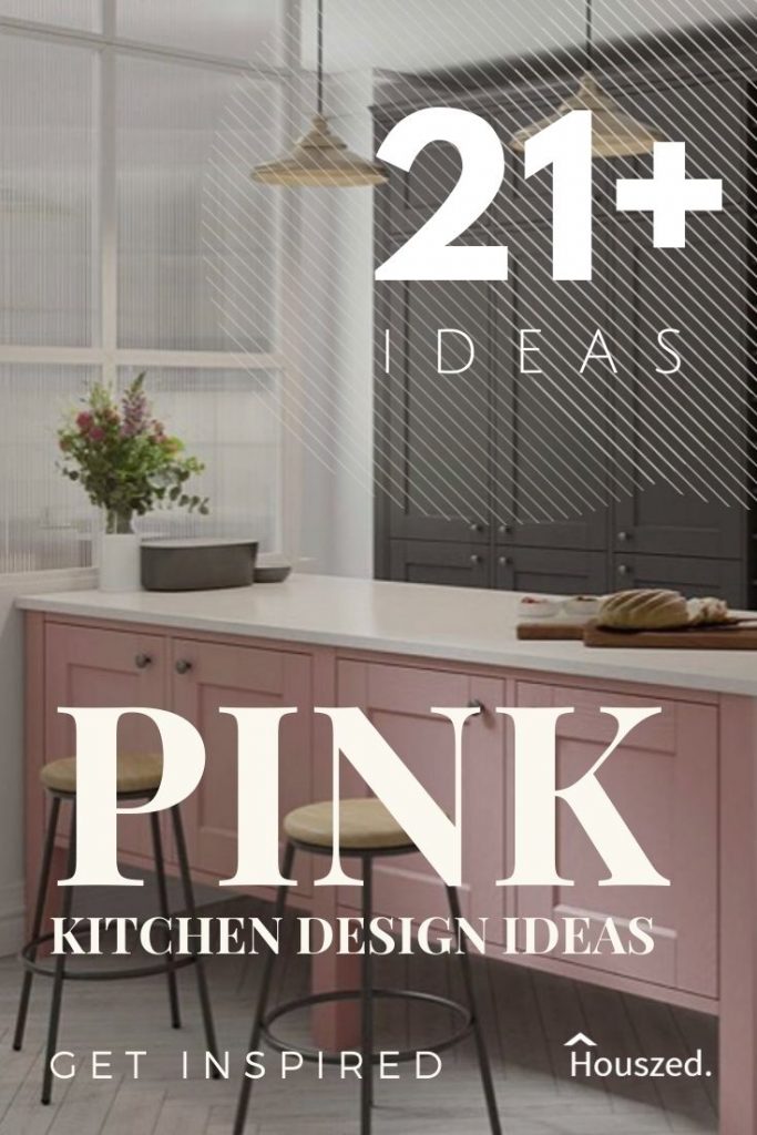 pink kitchen design ideas