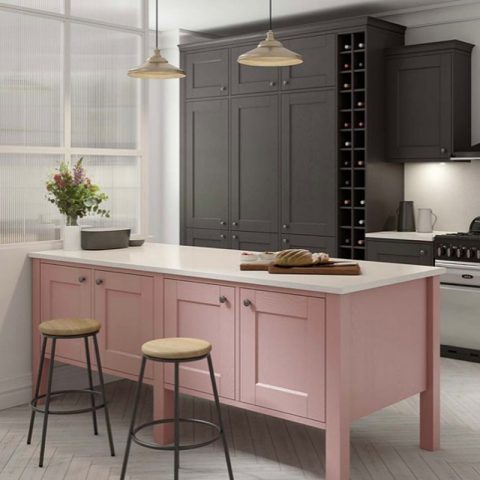 pink kitchen ideas