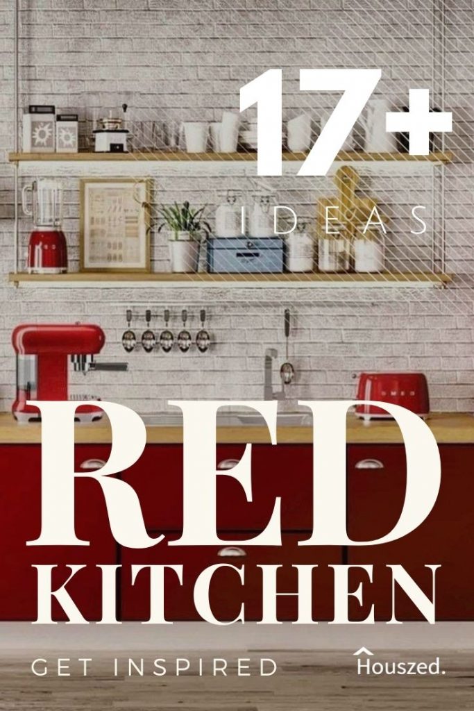 red kitchen
