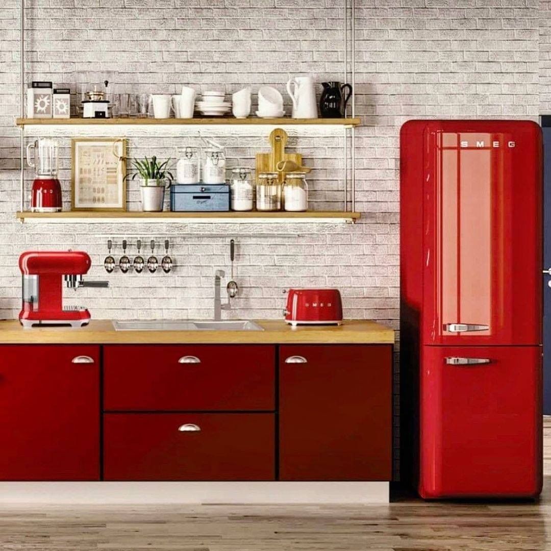 17+ Red Kitchen Ideas With Real Flavor in 2024 [MUST SEE!] Houszed