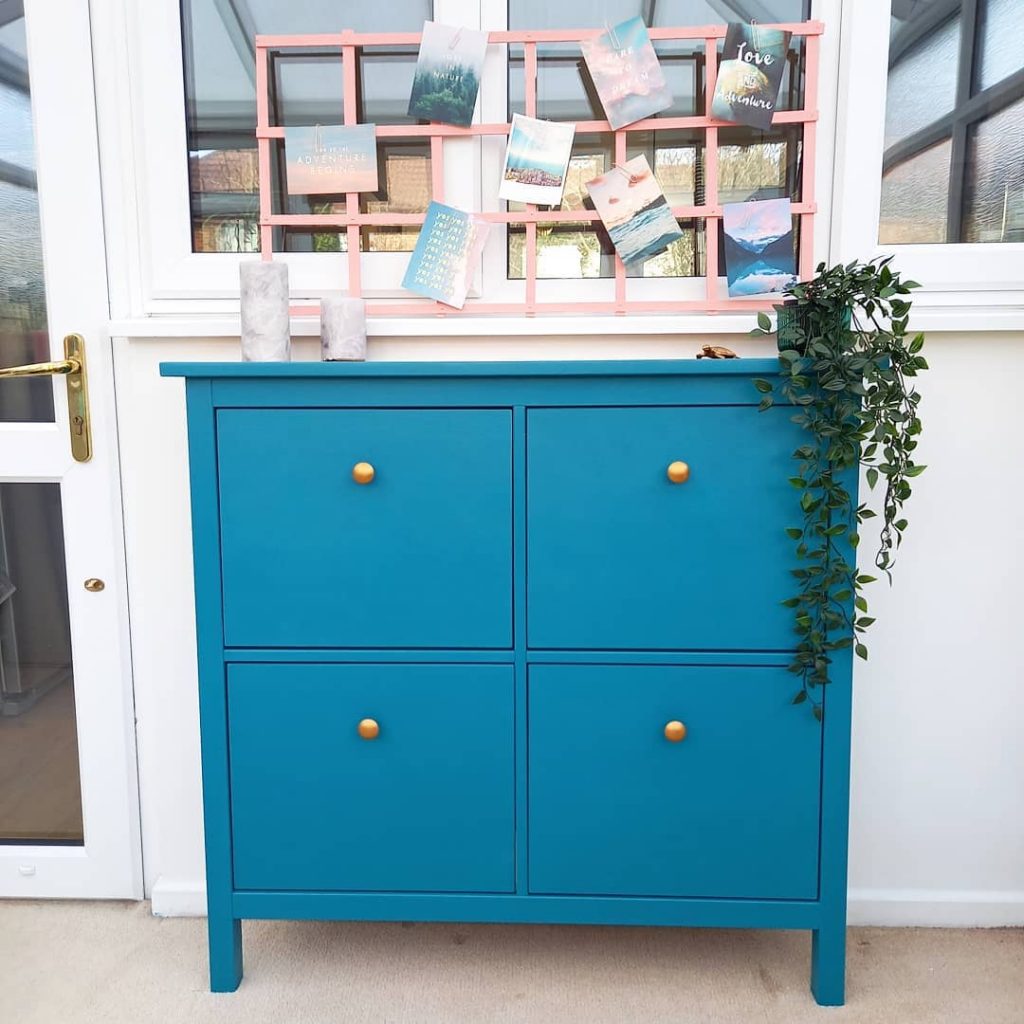 ikea hemnes dresser blue