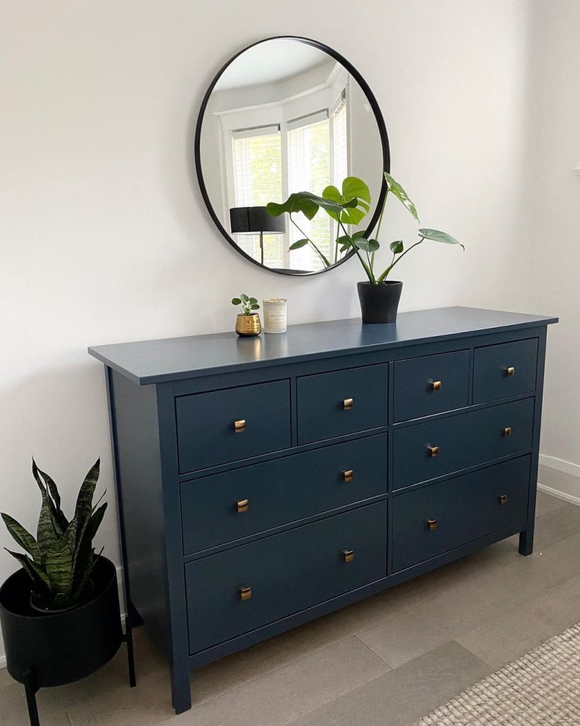 ikea hemnes dresser hack black