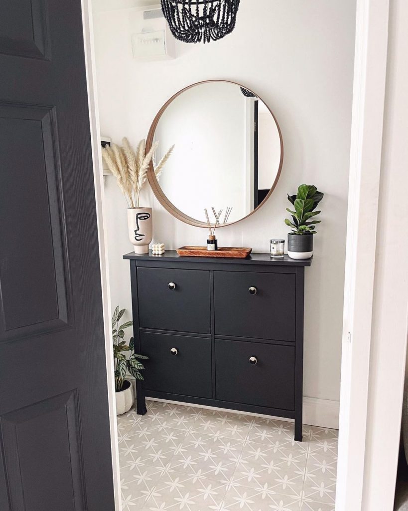 ikea hemnes dresser in living room