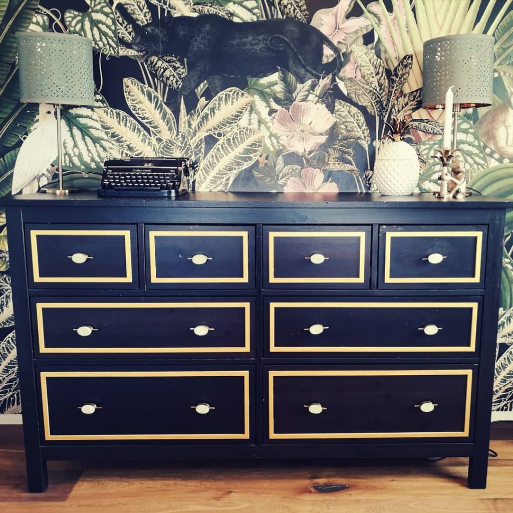 ikea hemnes dresser styled