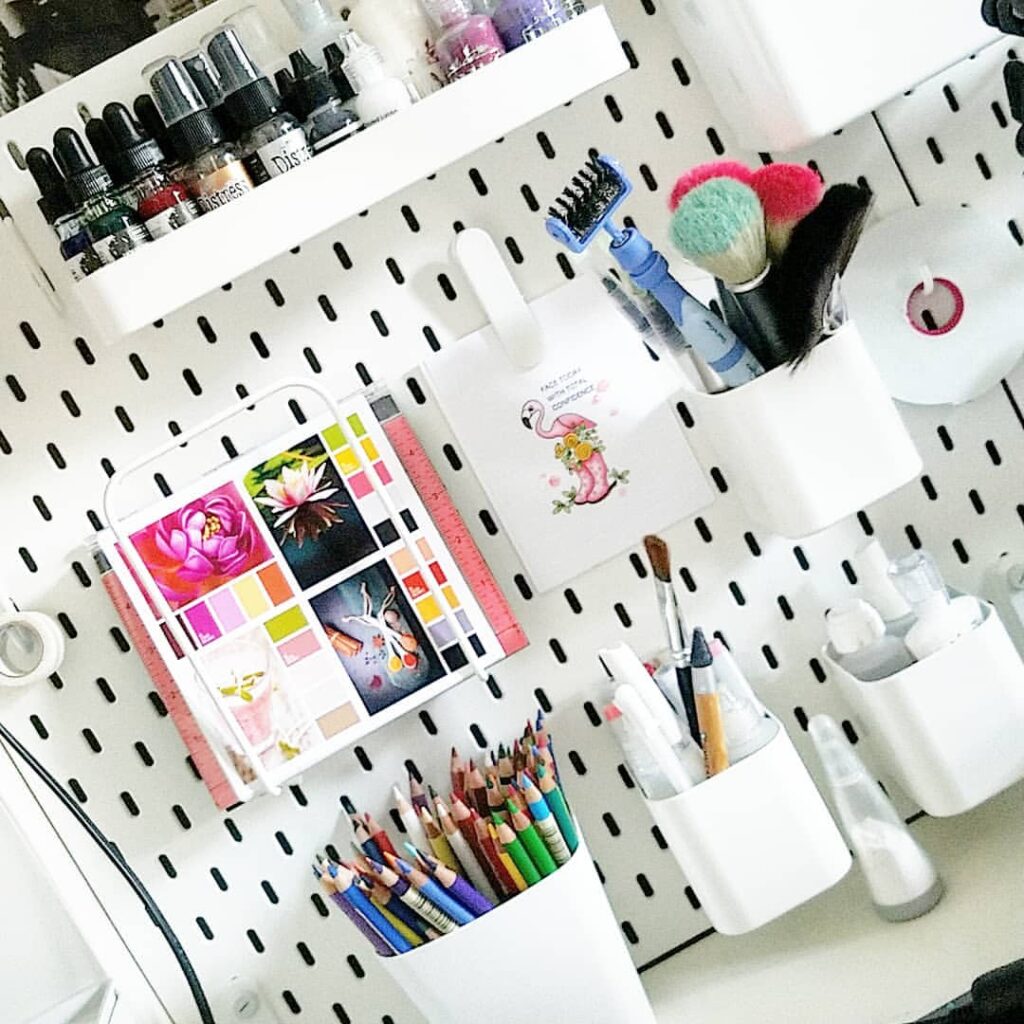 ikea pegboard craft room ideas pinterest