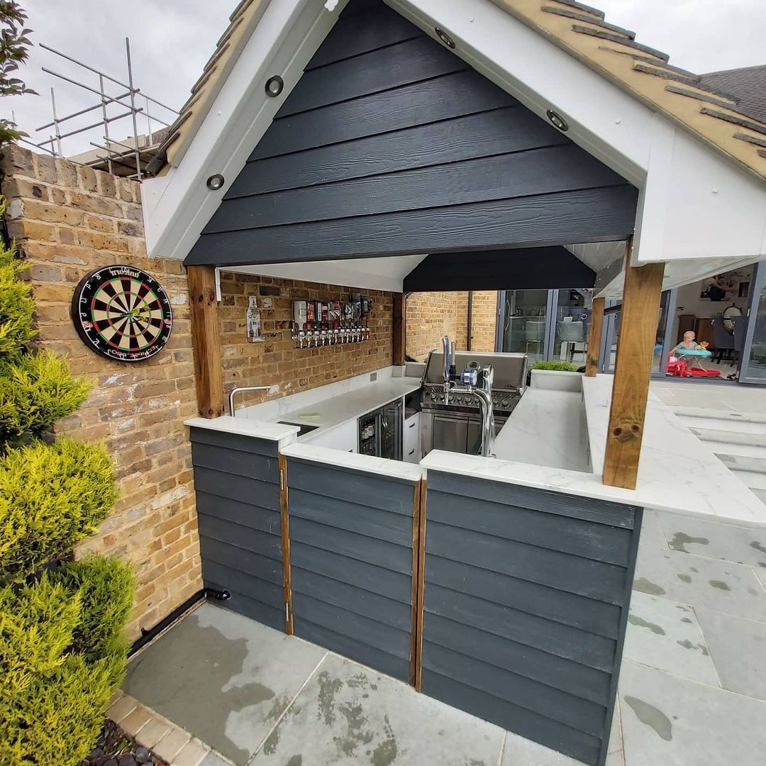 44+ Outdoor BBQ Area Ideas That Are Smoking Hot in 2024 Houszed