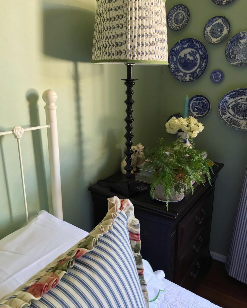 bedroom ideas blue and green