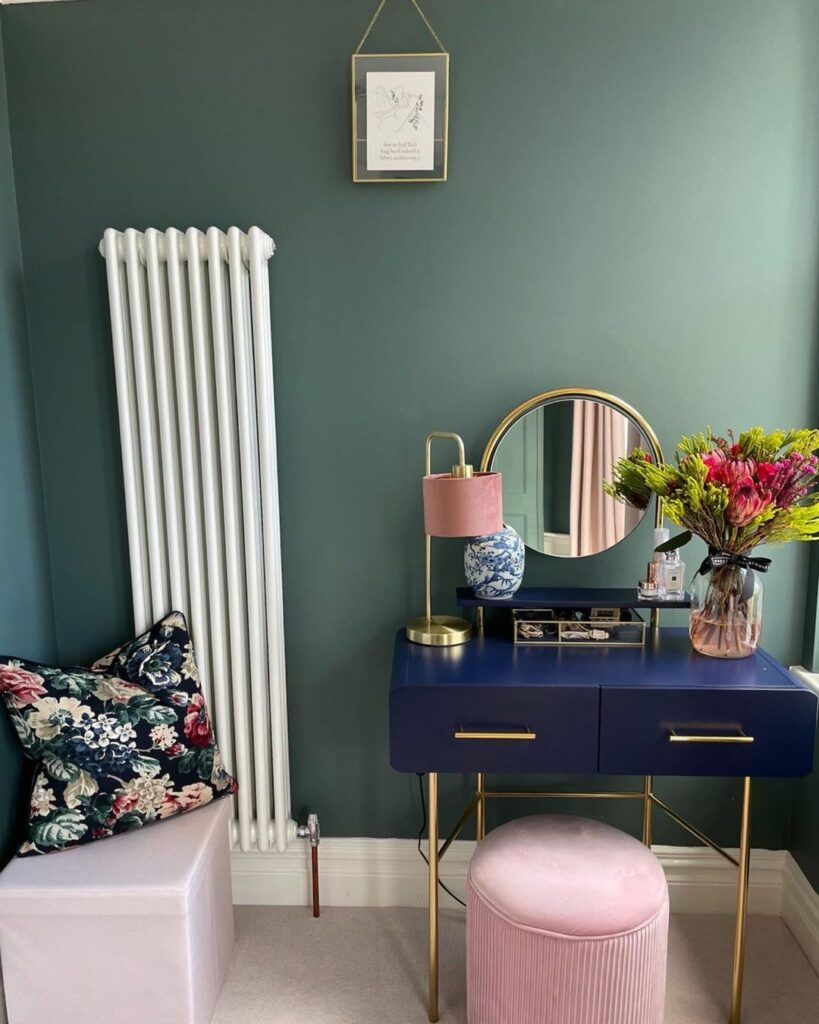 bedroom ideas blue and green colors