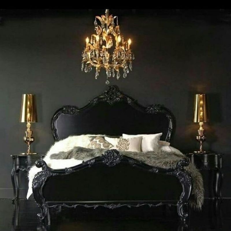 31+ Black and Gold Bedroom Ideas That Create a Stir in 2024 Houszed