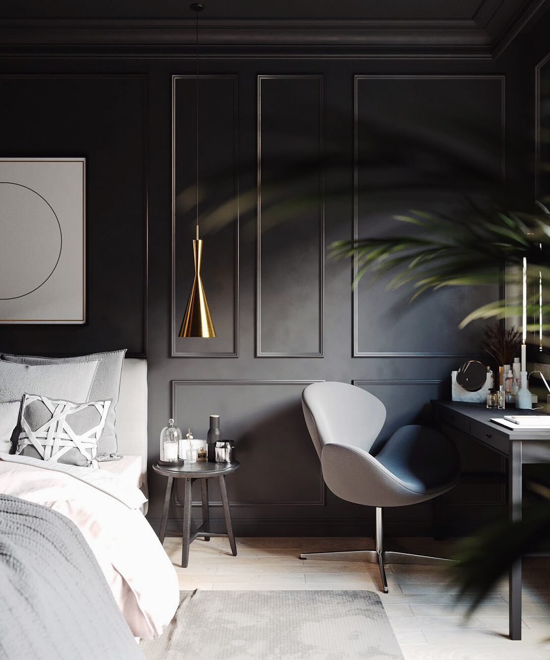 31+ Black and Gold Bedroom Ideas That Create a Stir in 2025 | Houszed