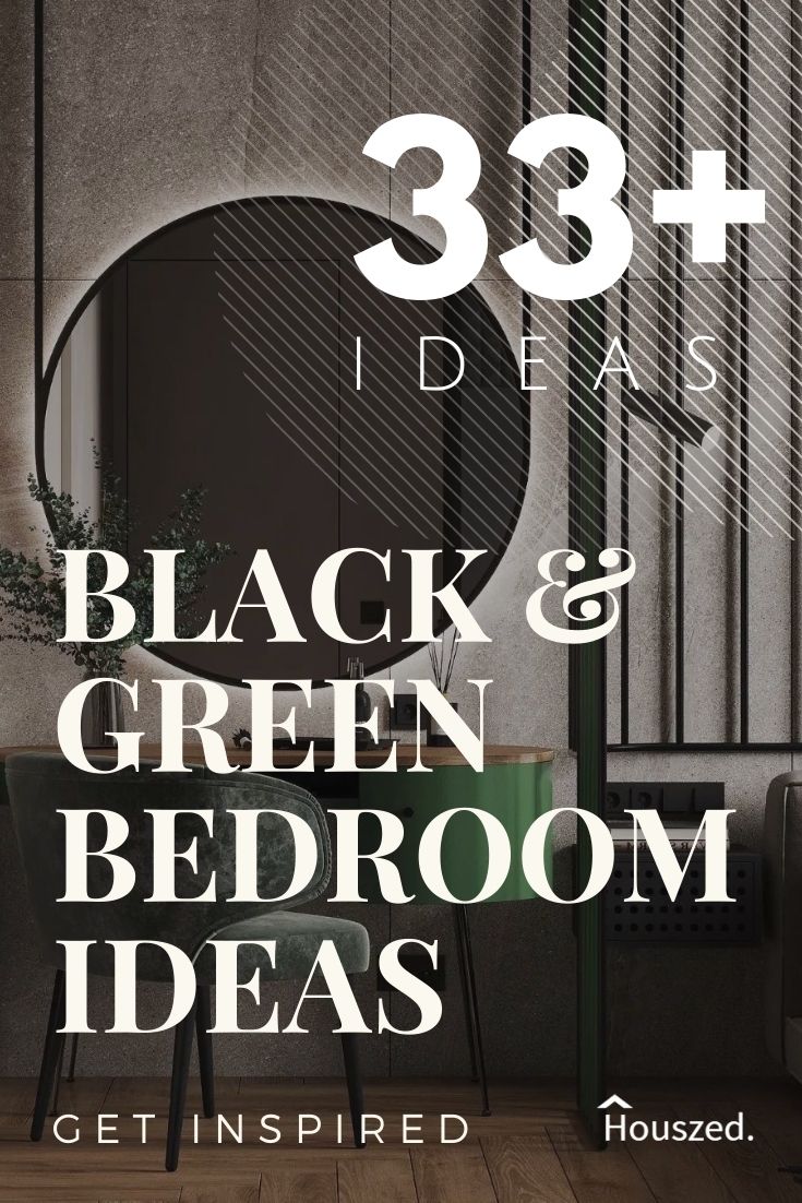 33+ Green and Black Bedroom Ideas That Utterly Delight in 2025