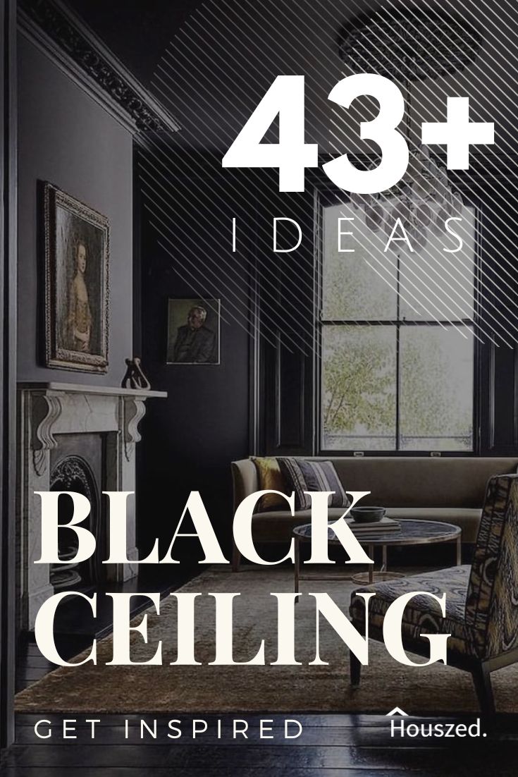 43+ Black Ceiling Ideas That Will Totally Surprise You in 2024 Houszed