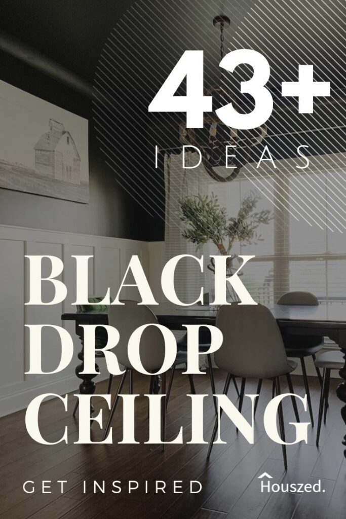 black drop ceiling