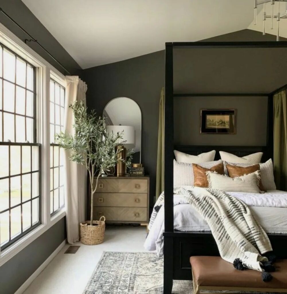 black gold and mint green bedroom ideas