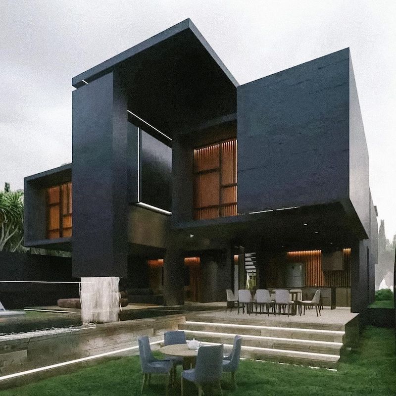 39+ Modern Black Houses That Totally Surprise You! in 2024 Houszed