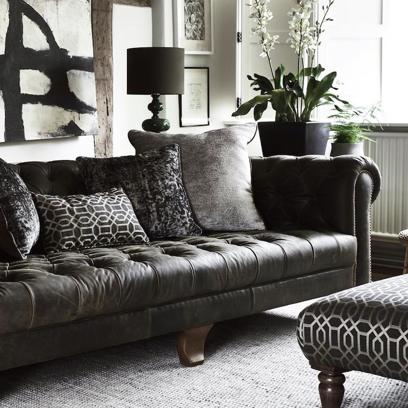 47+ Black Sofa Living Room Ideas That Deliver Style in 2024 Houszed
