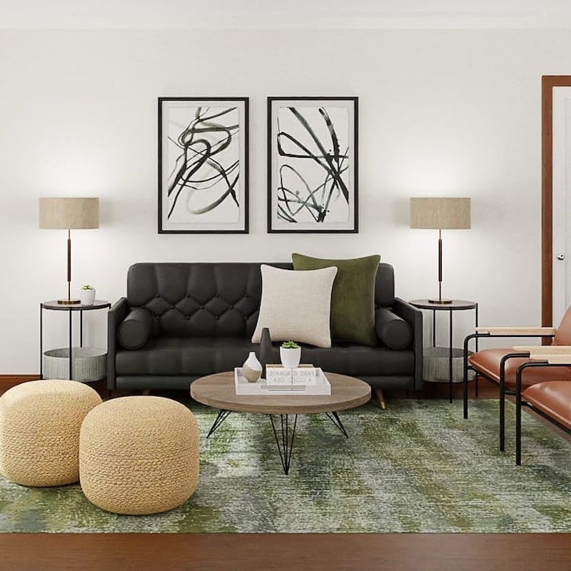 47+ Black Sofa Living Room Ideas That Deliver Style in 2024 Houszed