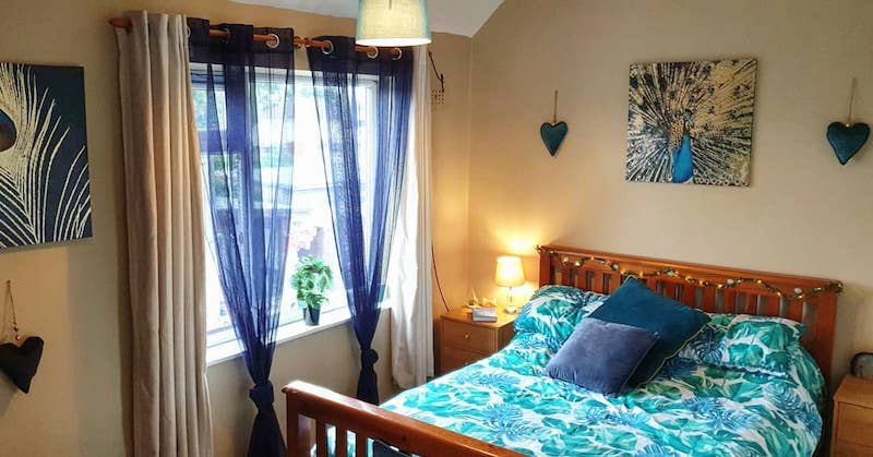 blue and green master bedroom ideas