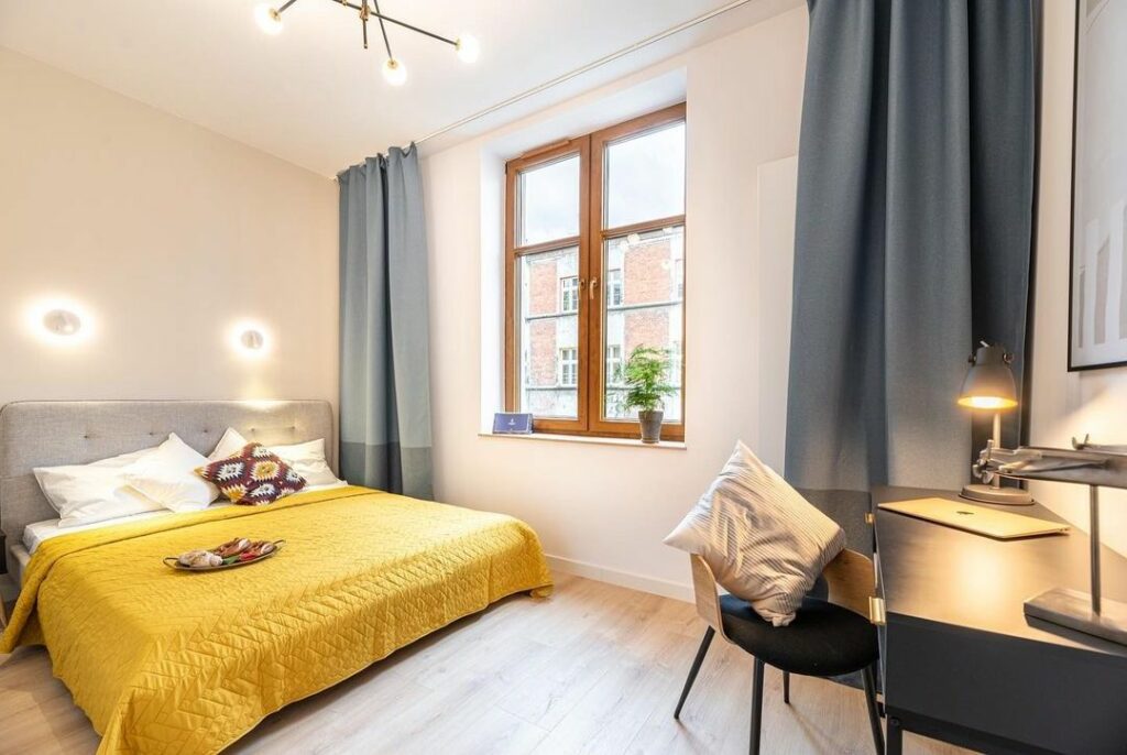 blue bedroom and yellow ideas