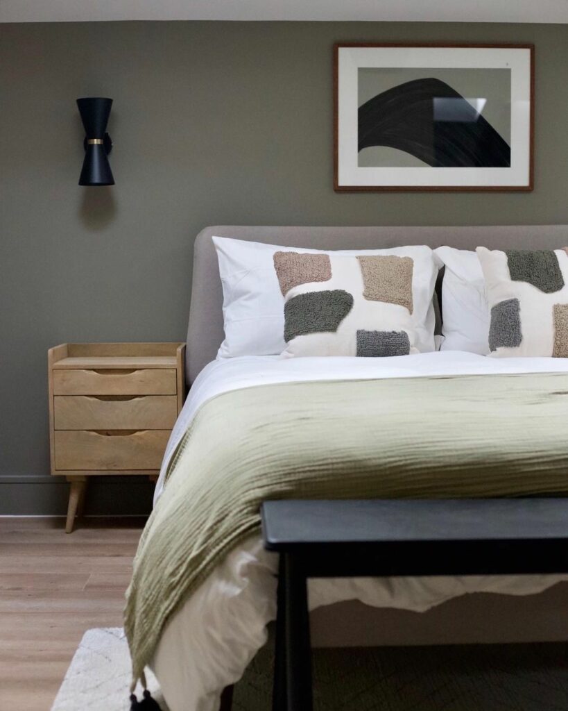 blue gold and green bedroom ideas