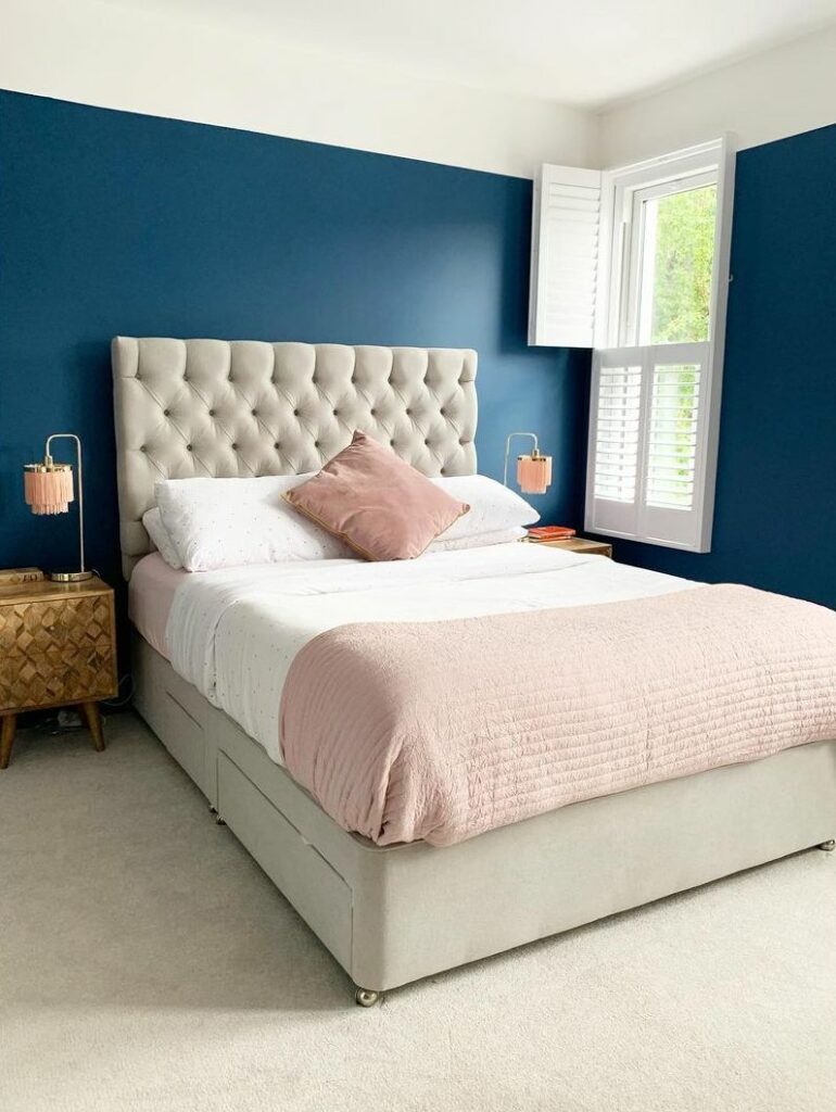 blue gray and pink bedroom ideas