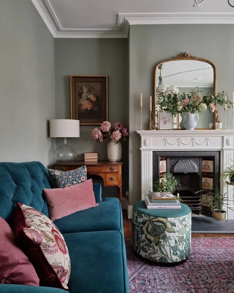 blue leather sofa living room ideas