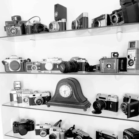 camera shelf