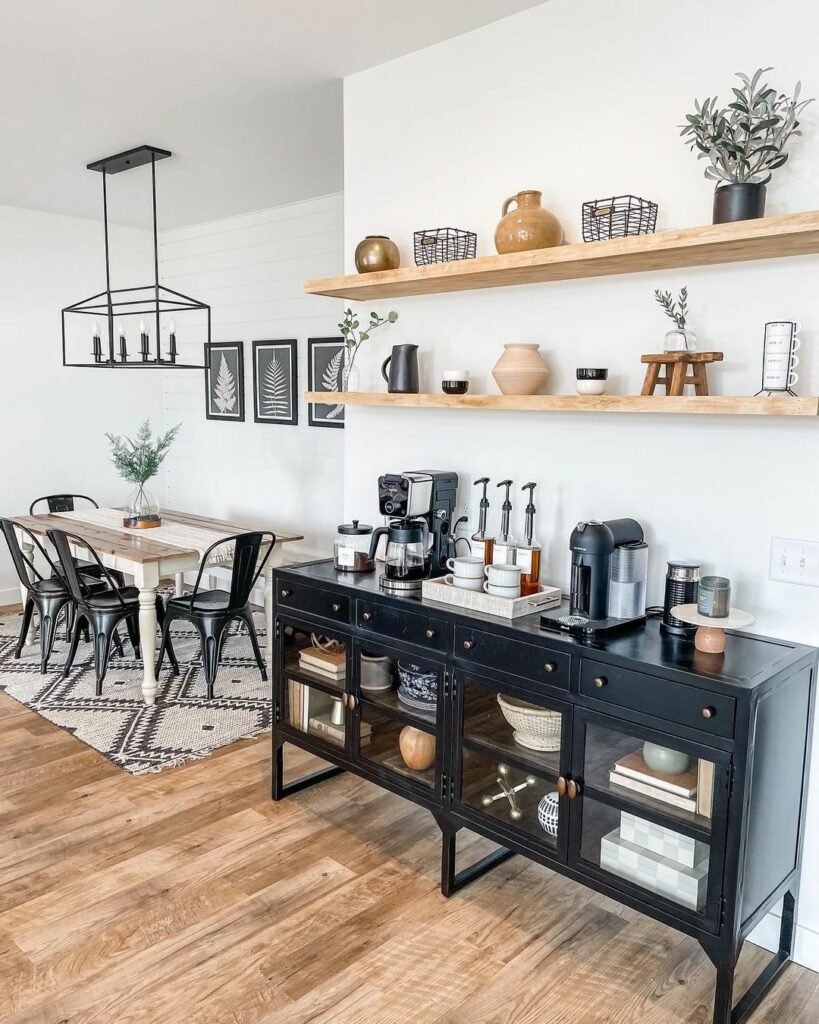 coffee station table