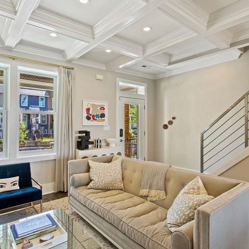 59+ Coffered Ceiling Ideas That Draw the Eye in 2024 Houszed