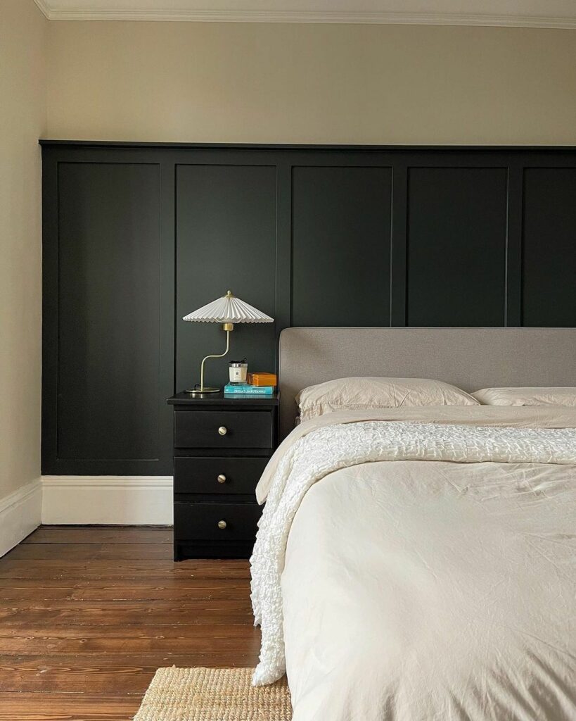 dark green and black bedroom ideas