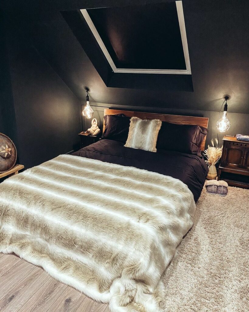 emerald green and black bedroom ideas