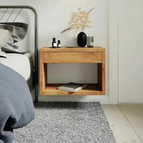 floating nightstand