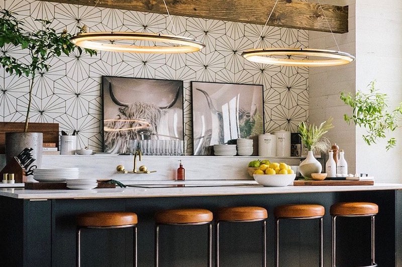 fresh green and white kitchen ideas