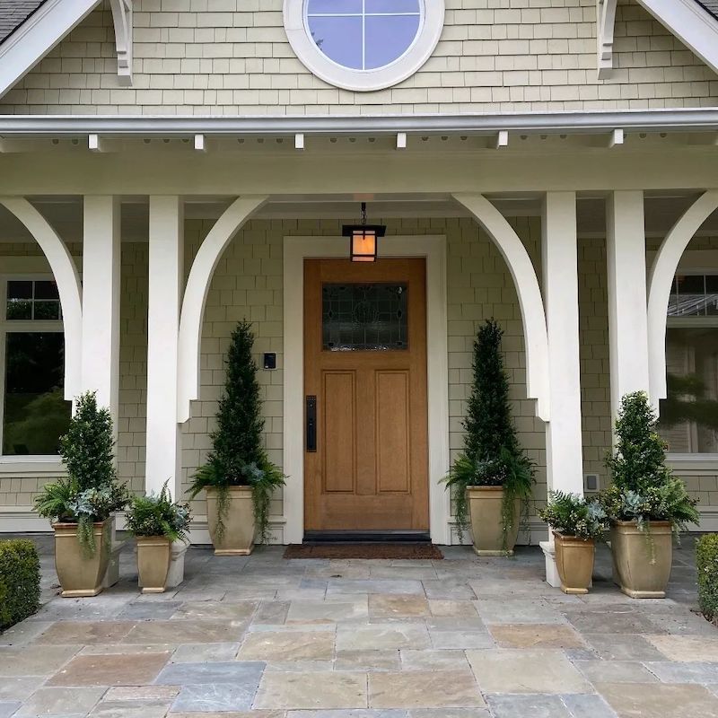 front door planters ideas