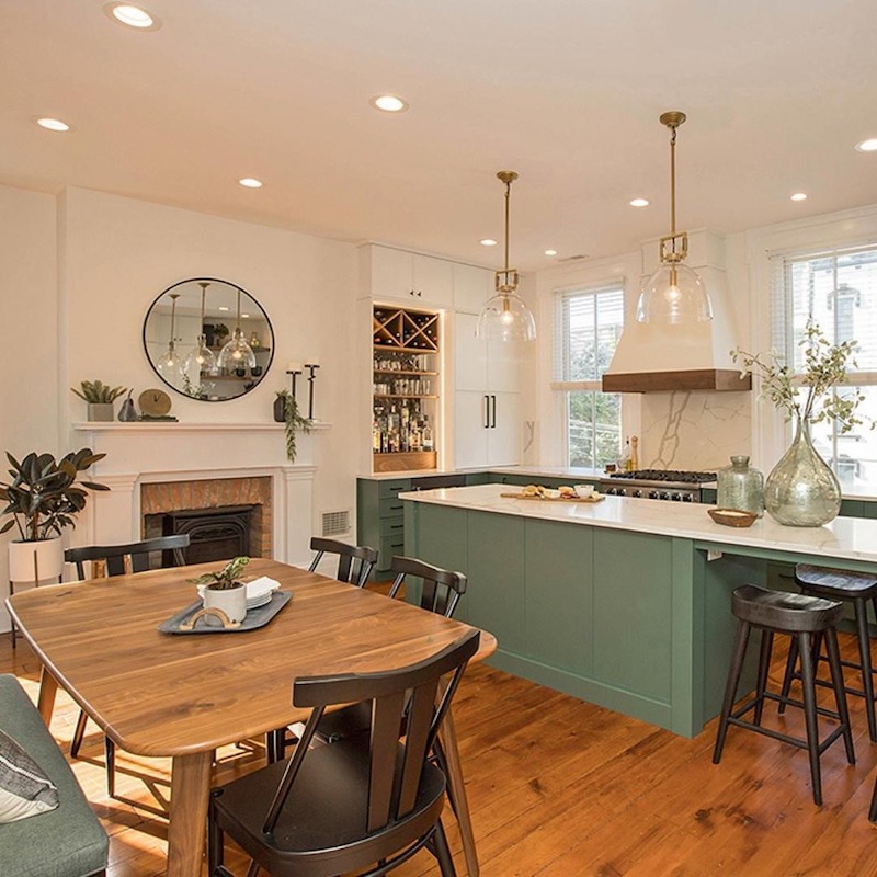 33+ Green and White Kitchen Ideas That Totally Pop in 2024 Houszed