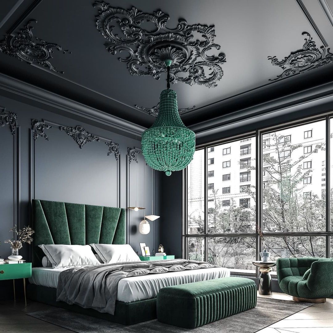 33+ Green and Black Bedroom Ideas That Utterly Delight in 2024